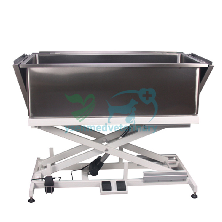 Stainless steel walkin tub electric elevated raised grate puppy raiser